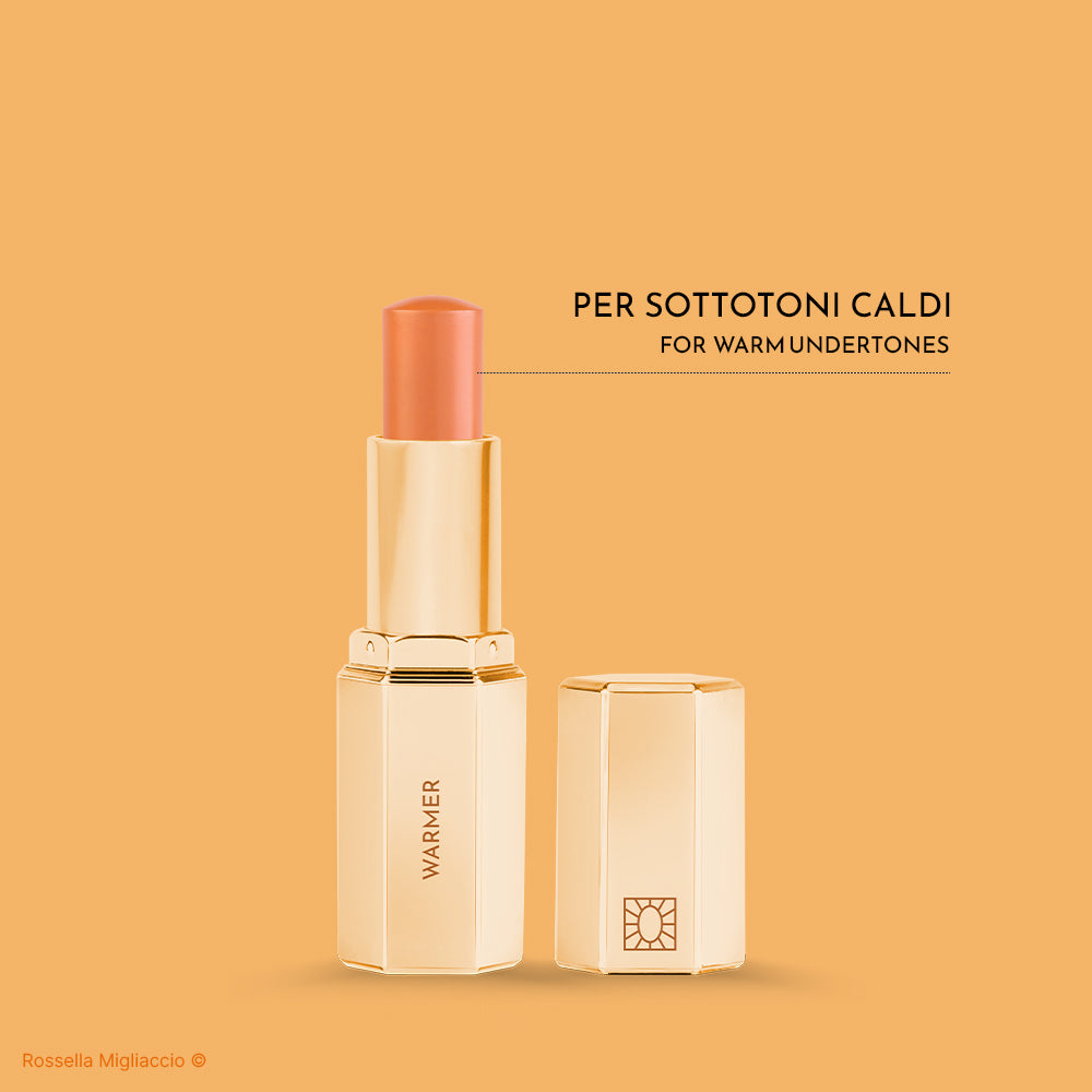 Armosaver Warmer: stick viso per esaltare il sottotono caldo della pelle.