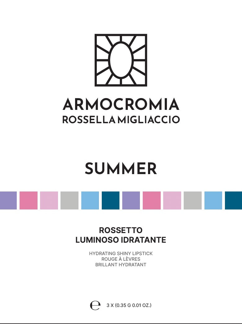 Palette armocromatica stagione Summer