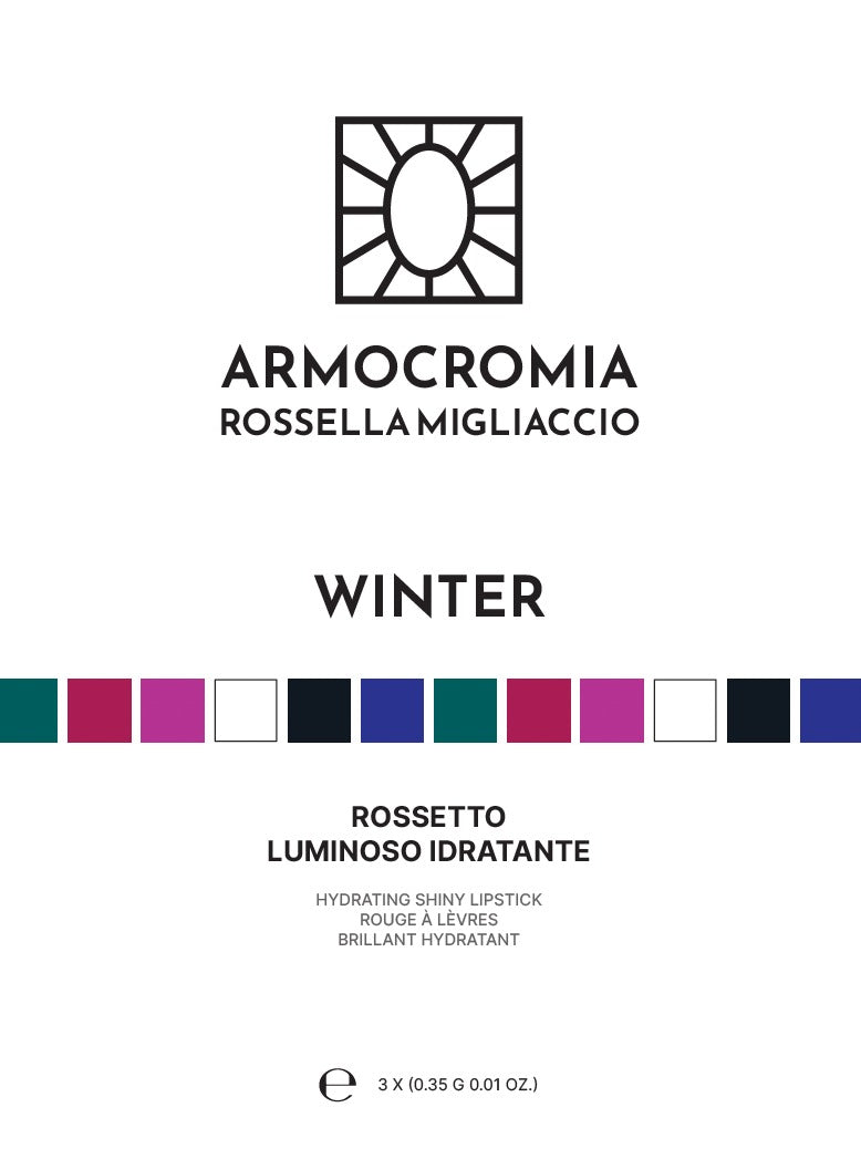 Palette armocromia winter