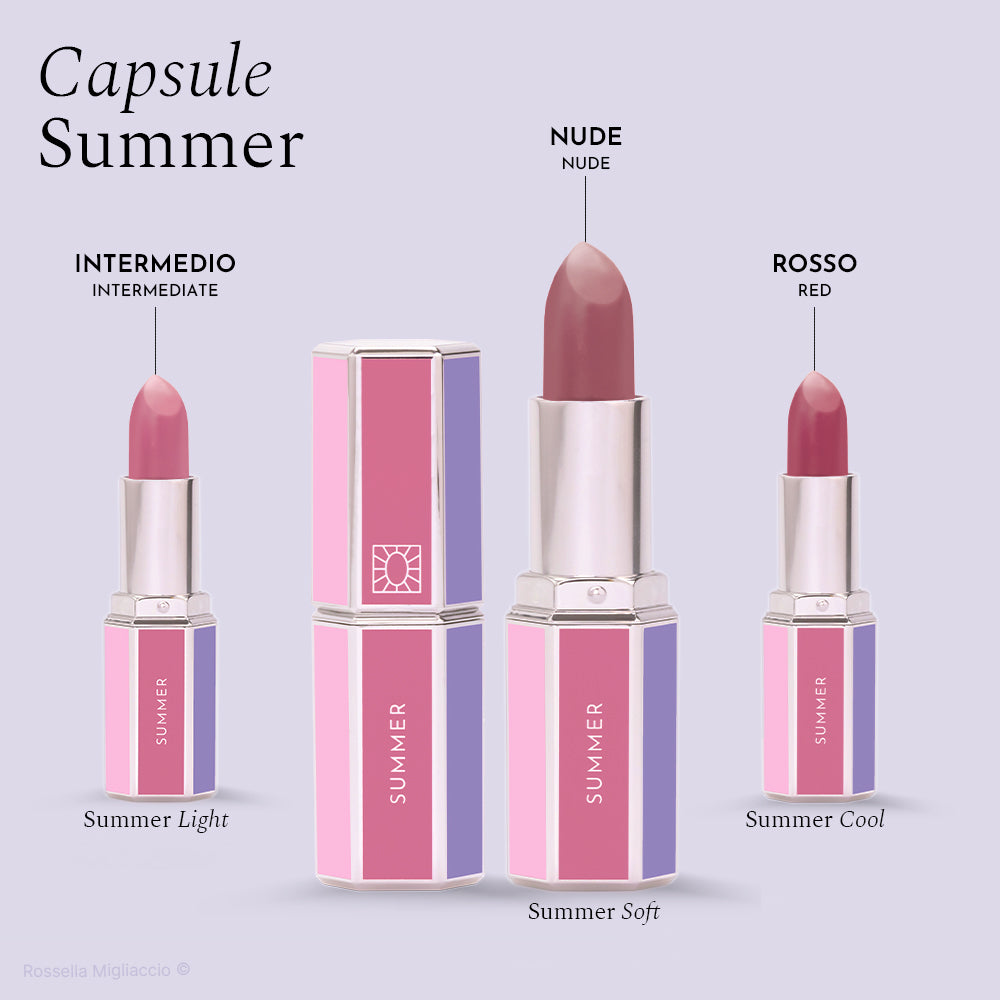 Rossetti perfetti per tutte le sottostagioni Summer: Light, Soft e Cool.