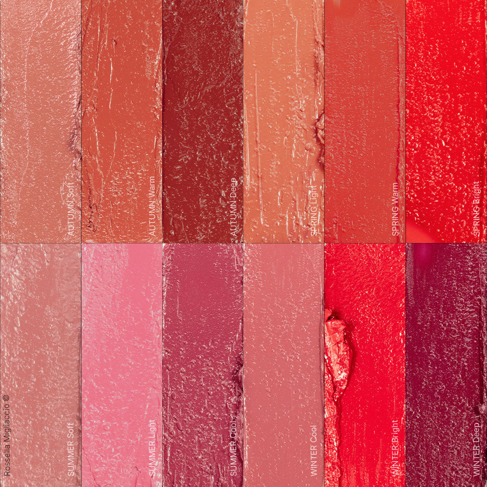 Texture rossetti del set professionale di Rossella Migliaccio