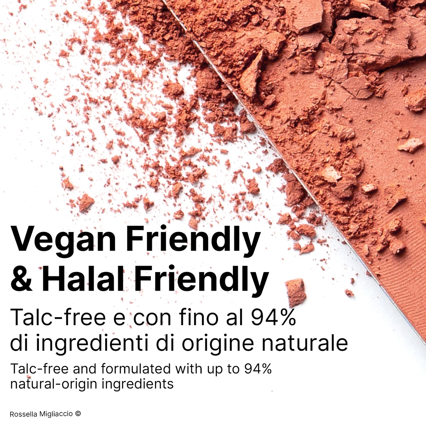 Infografica di Autumn 01, blush nude della palette autunno di Rossella Migliaccio, vegan e halal friendly.
