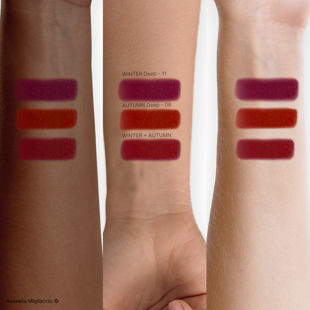 Swatch rossetti Deep Duo winter e autumn