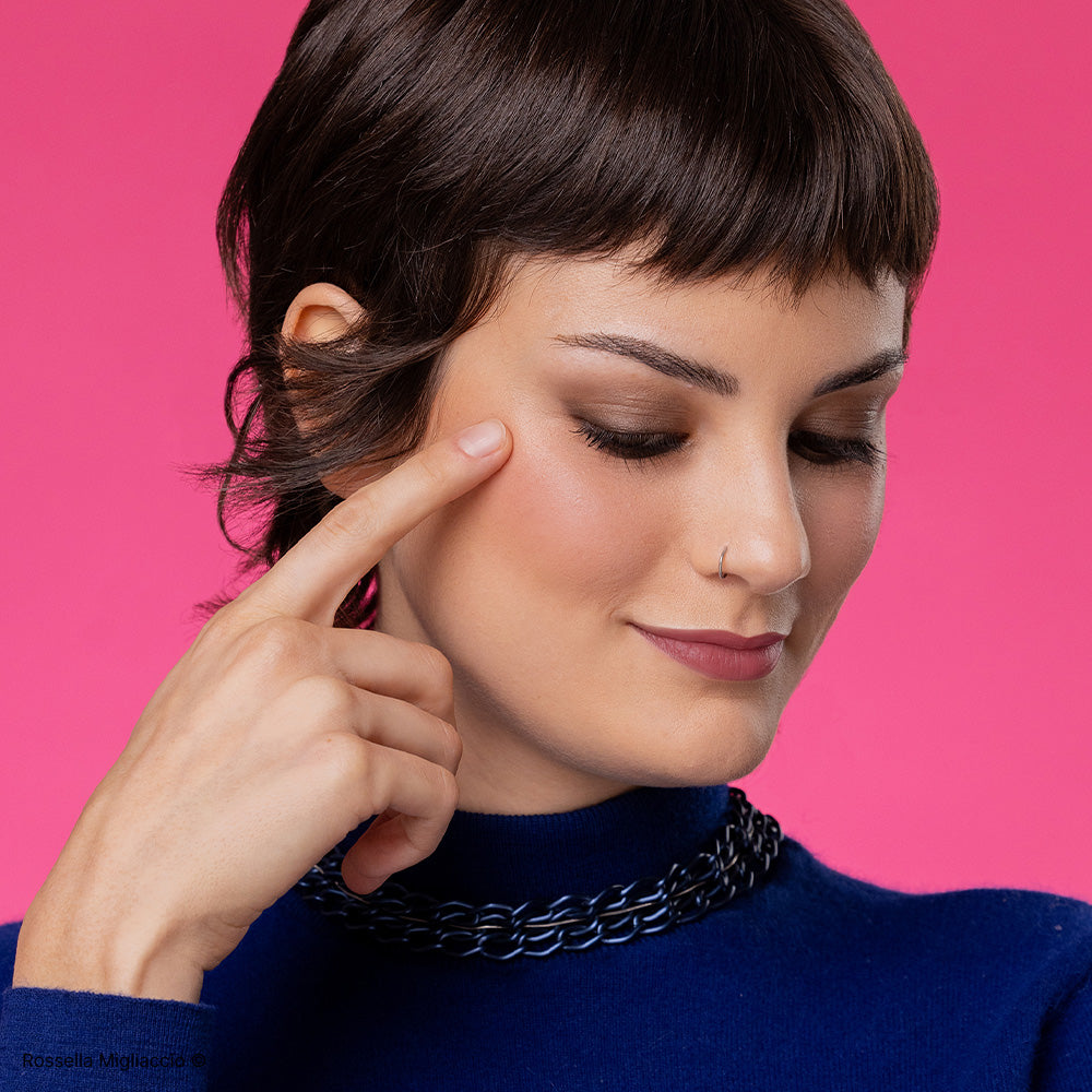 Make-up look in palette per stagione inverno.