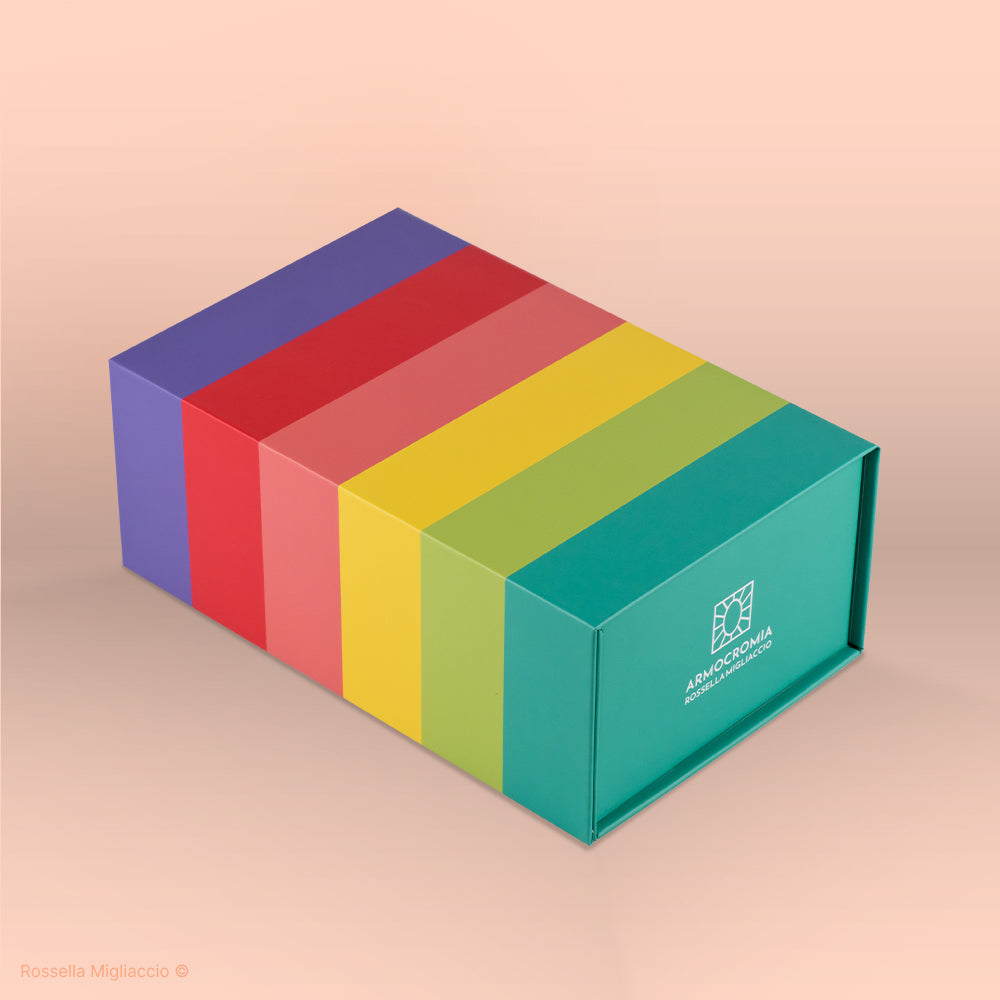 Confezione in cartone vuota con palette Spring per personalizzare i tuoi regali.