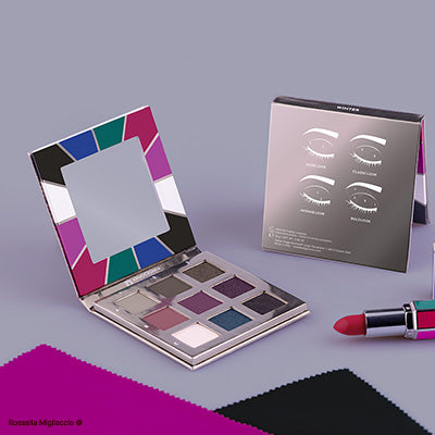 Packaging della palette occhi Winter.