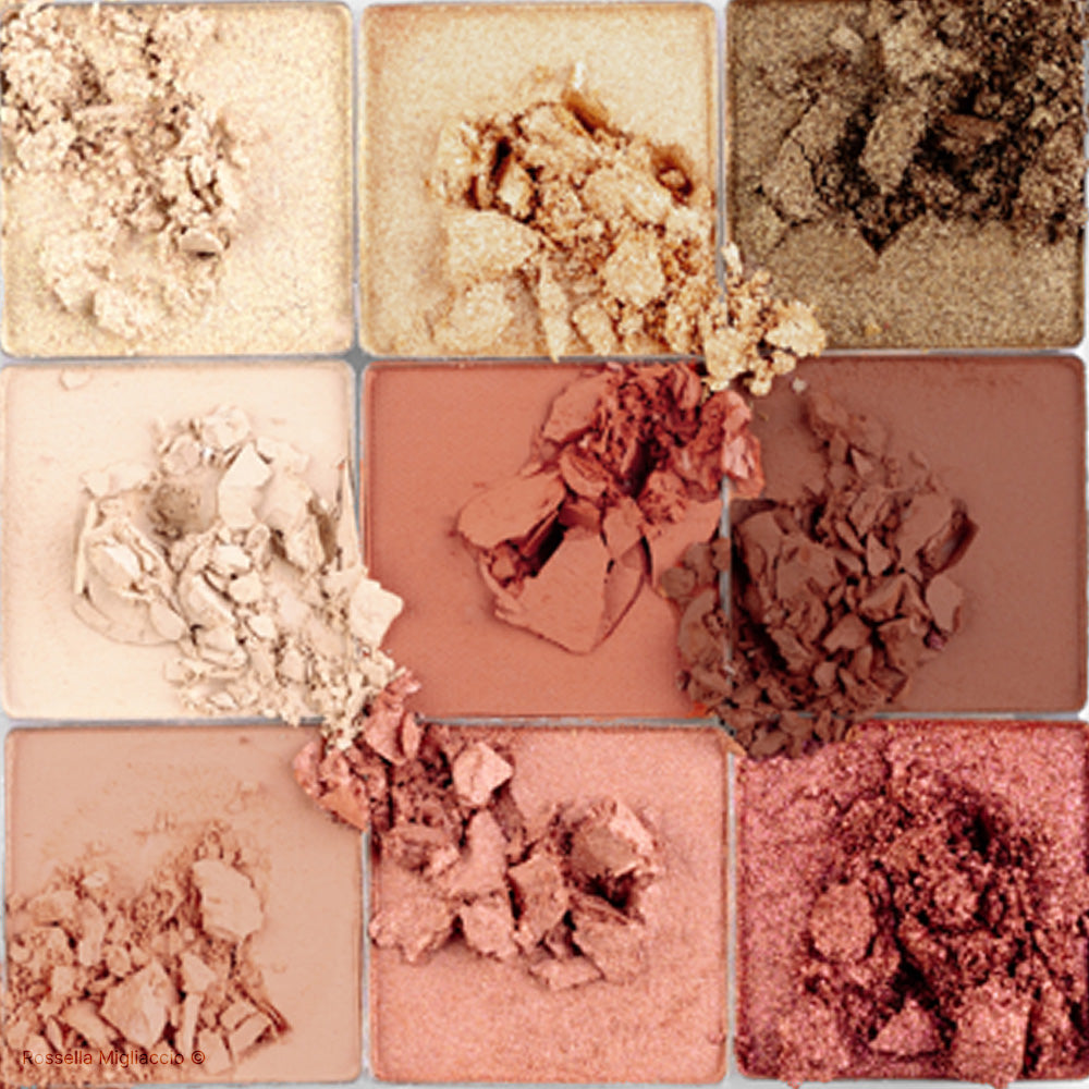 Texture ombretti palette Spring di Rossella Migliaccio