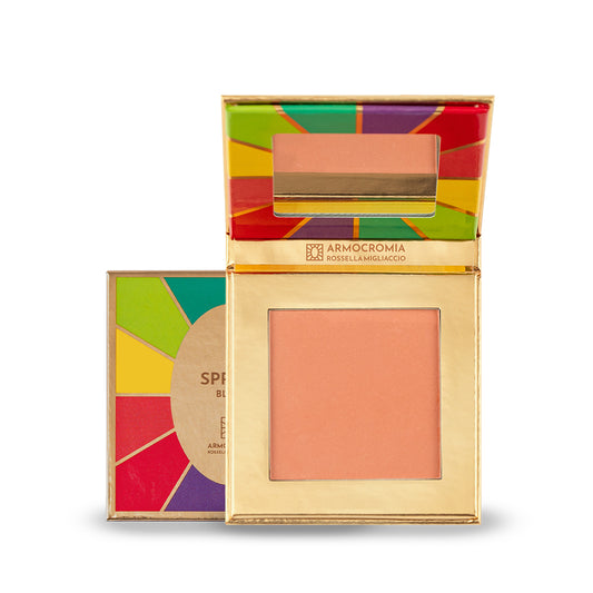 Pack di Spring 02, il blush pesca per la palette primavera di Rossella Migliaccio.